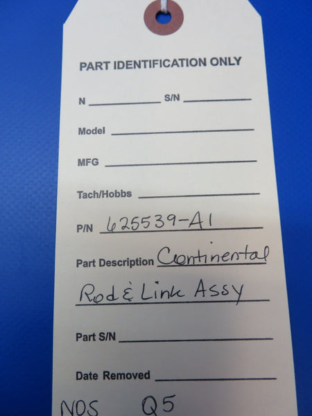 Continental Fuel Servo Rod & Link Assy P/N 625539-A1 NOS (1022-400)