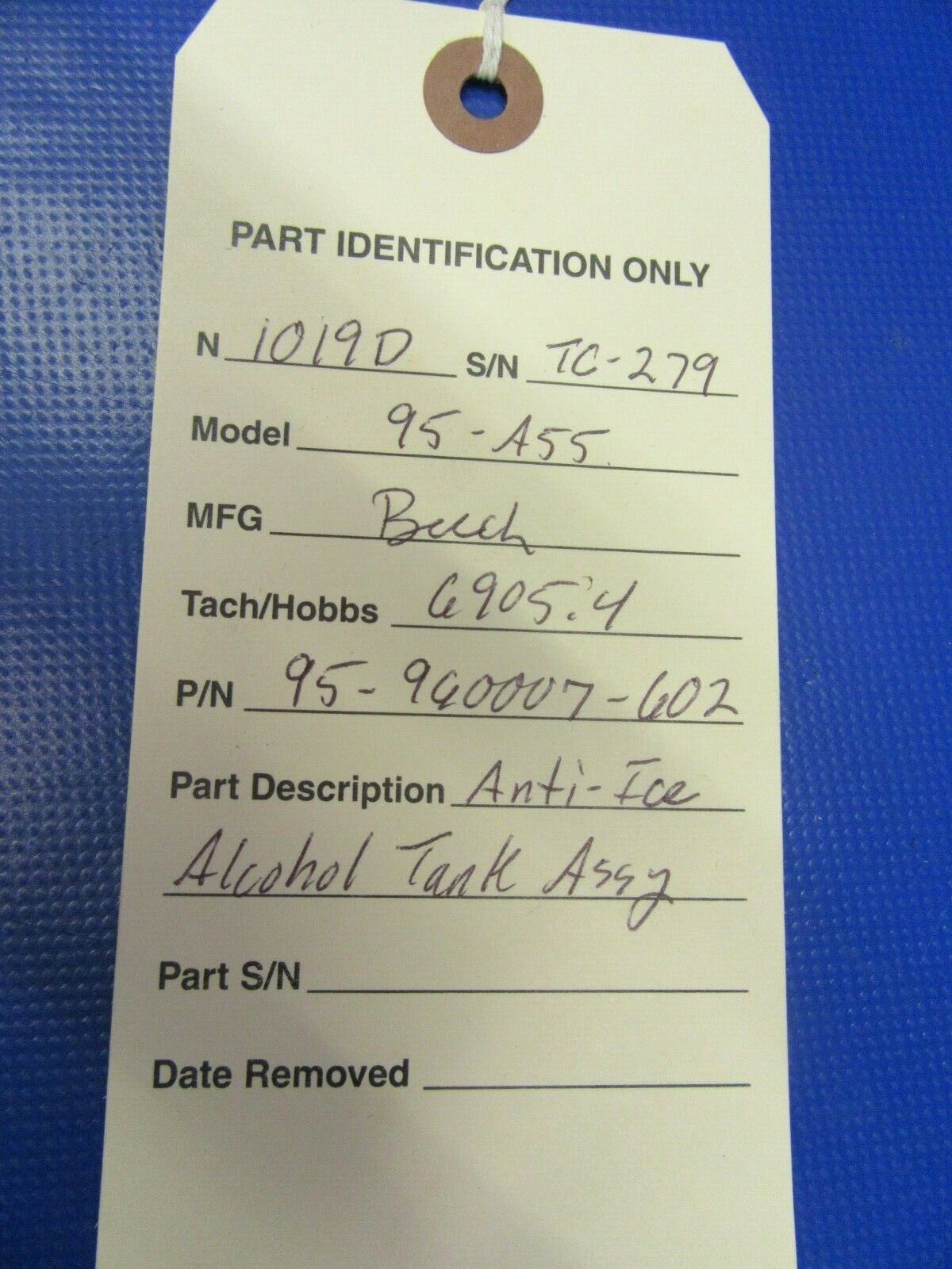 Beech Baron 55 Series Alcohol Anti-Ice Tank Assembly 95-960007-602 (0420-232)