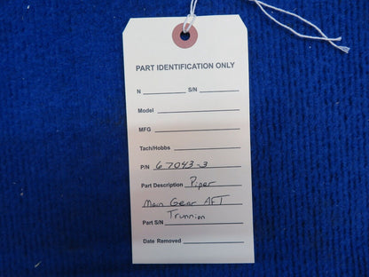 Piper Main Gear AFT Trunnion P/N 67043-3 (0722-542)