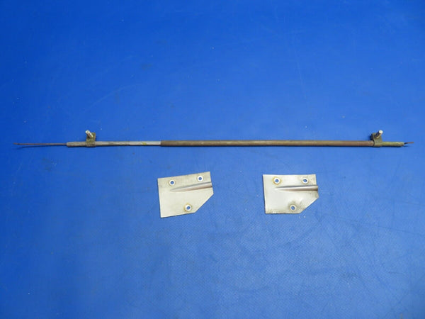 Piper PA-28-201T Dakota Defroster Cable w/ Clamps P/N 554-144 (1222-671)