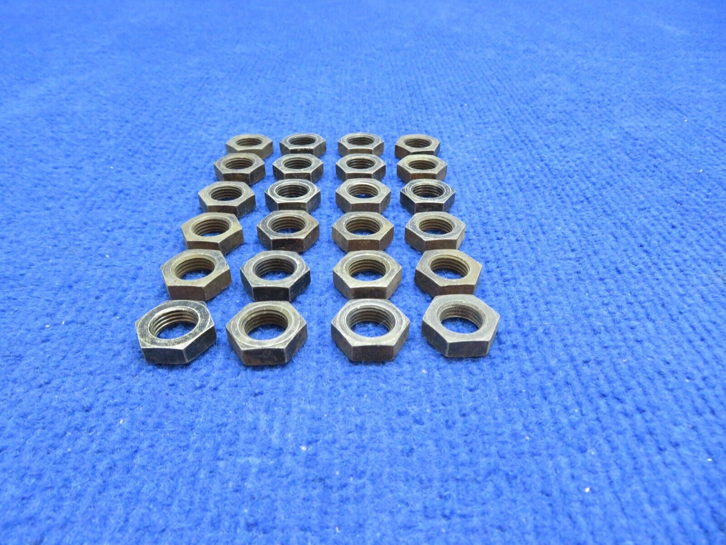 AN Fitting Steel Nut P/N AN924-6 LOT OF 24 NOS (0722-475)