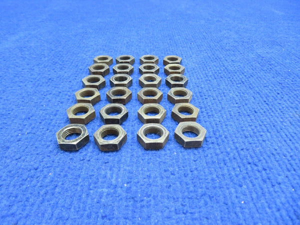 AN Fitting Steel Nut P/N AN924-6 LOT OF 24 NOS (0722-475)
