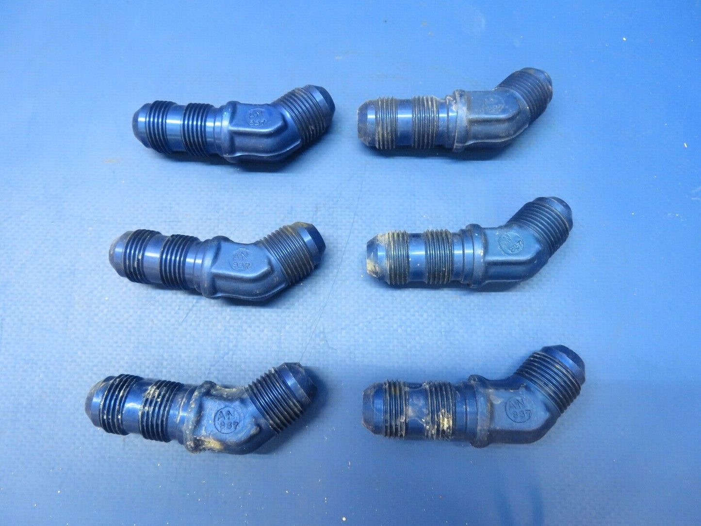 45 Degree Elbow P/N AN837-8D LOT OF 6 (1222-306)