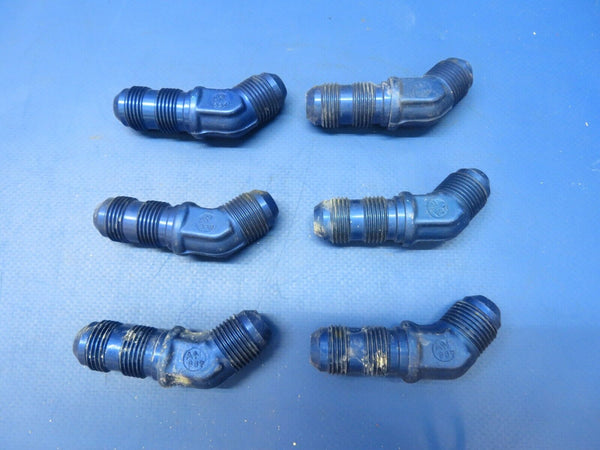 45 Degree Elbow P/N AN837-8D LOT OF 6 (1222-306)