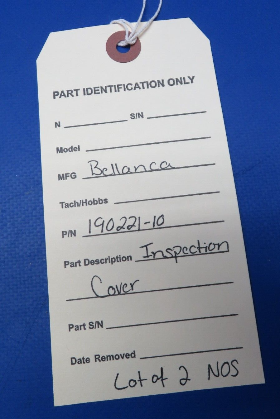 Bellanca Inspection Cover P/N 190221-10 LOT OF 2 NOS (0523-164)