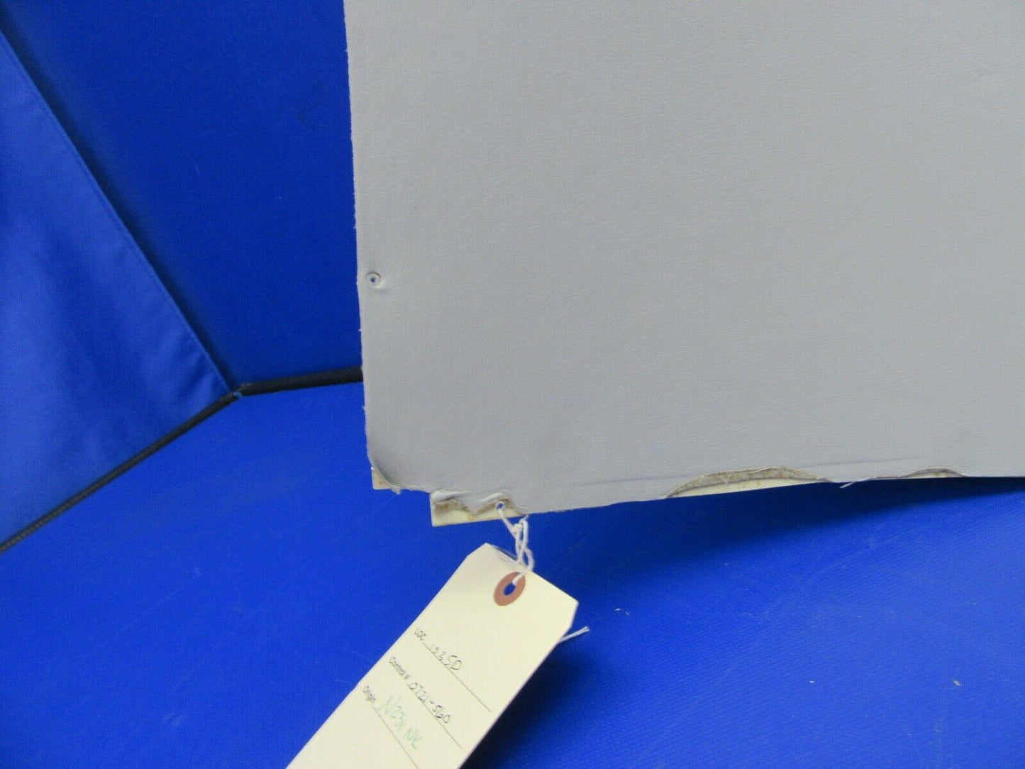 Mooney M20K Headliner Plastic Covered in Grey Vinyl P/N 130308-61 (0721-560)