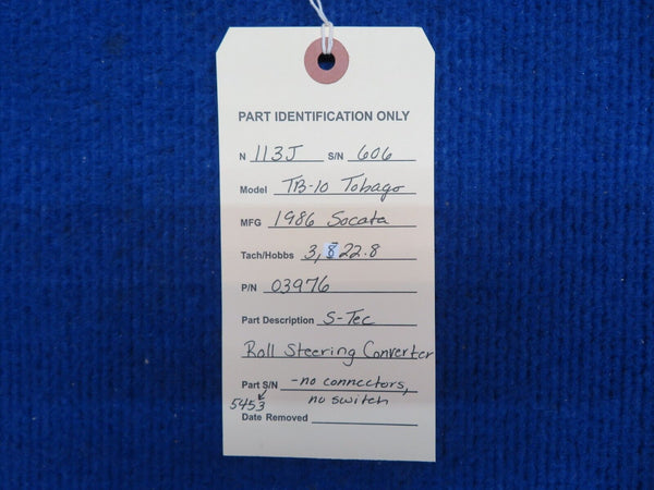 S-Tec Roll Steering Converter - No Connectors, No Switch P/N 03976 (0722-585)