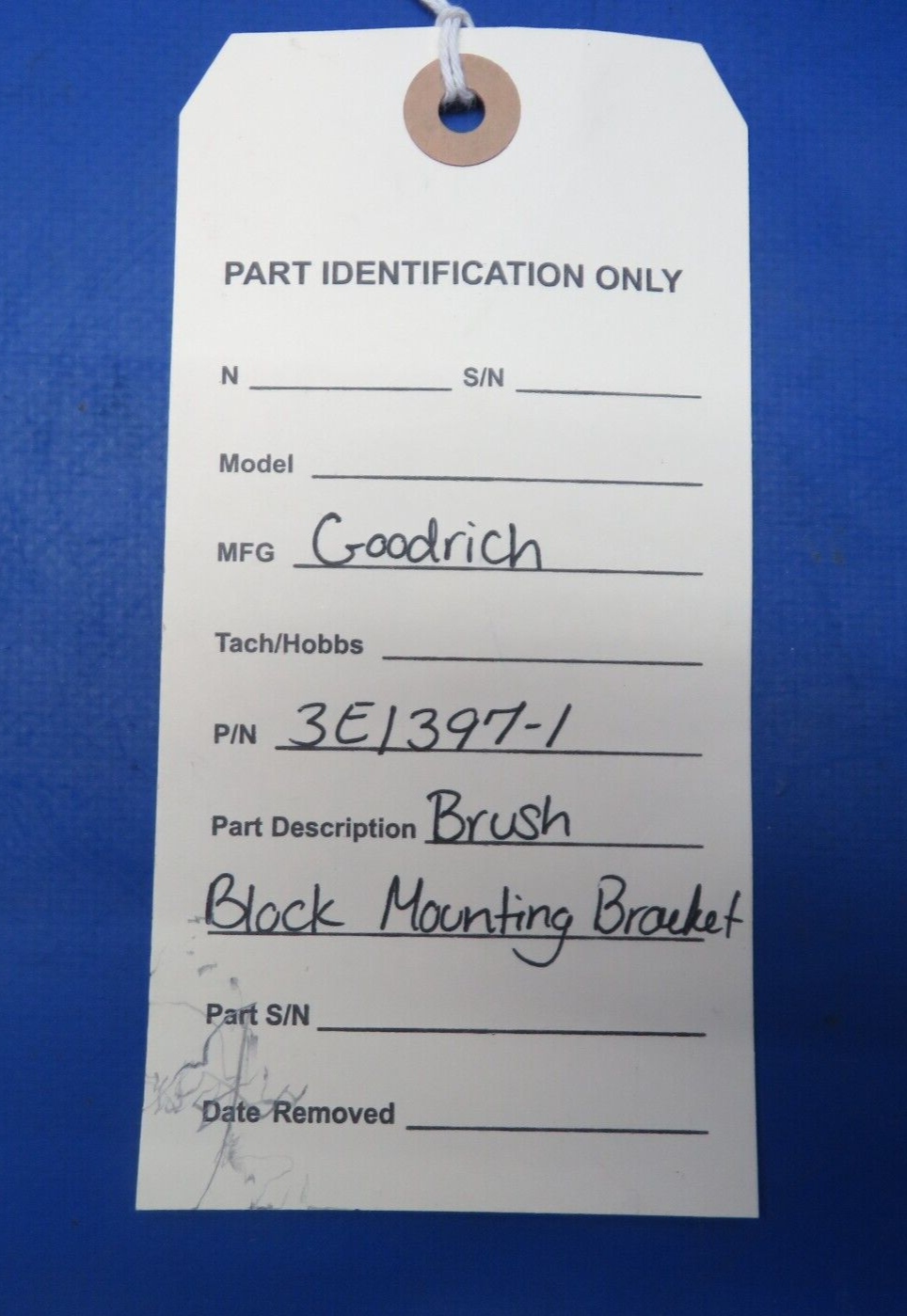 Goodrich Brush Block Mounting Bracket P/N 3E1397-1 (0823-376)