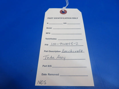 Beech Tube Assy P/N 100-920045-2 NOS (0922-950)