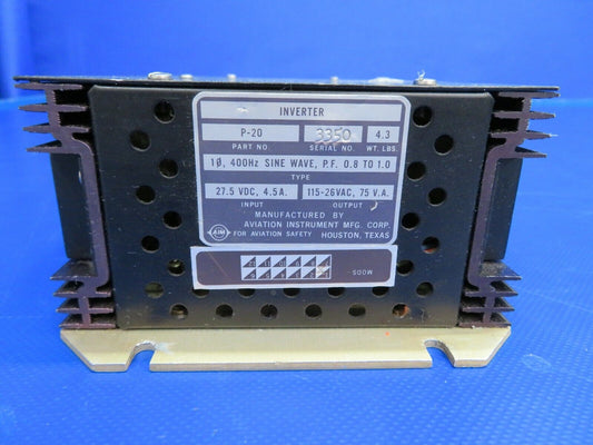 Aviation Instruments Inverter 28V Mod 1 P-20 (0320-82)