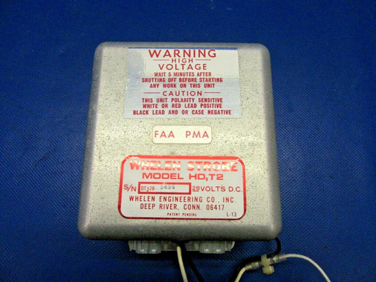 Cessna 210 Whelen Strobe Power Supply 28V P/N C622004-0104, HDT2 (0721-348)