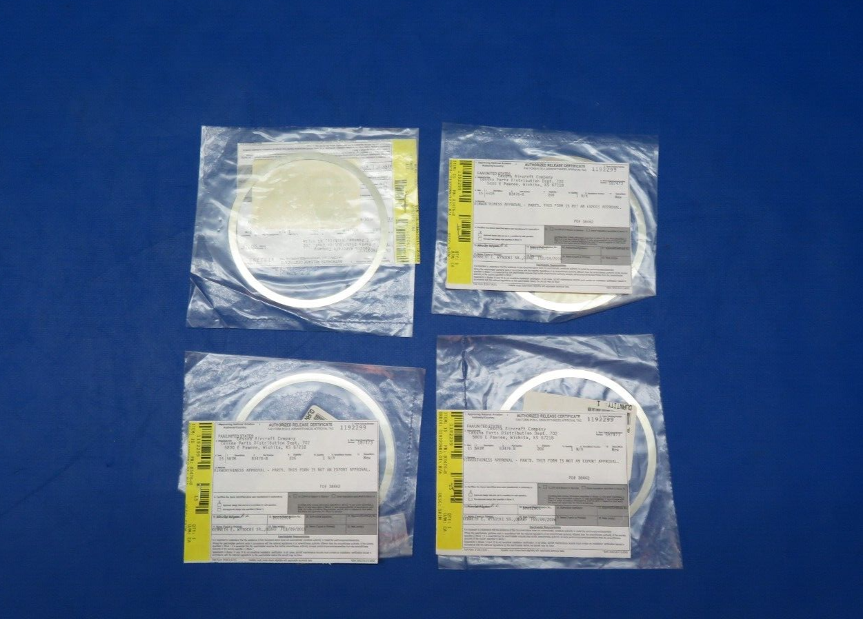 McCauley Propeller Shim w/ 8130 P/N B3476-8 LOT OF 4 NOS (0523-273)