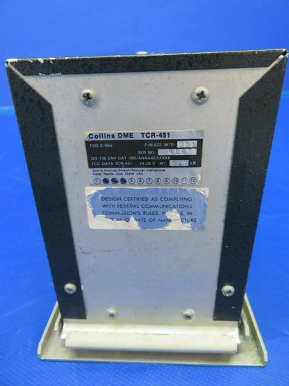 Collins DME TCR-451 14V / 28V 622-3670-001 (0320-401)