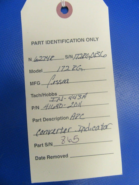 Cessna 172RG Skyhawk ARC Converter Indicator P/N 41640-2011 (0718-187)
