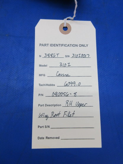 Cessna 310 / 310I RH Upper Wing Root Fillet P/N 0800056-8 (1023-724)