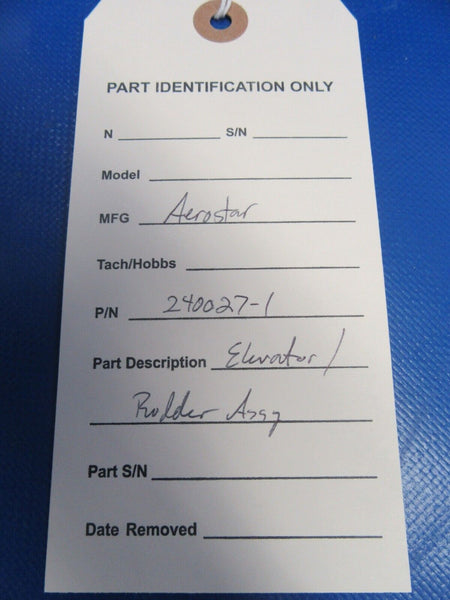 Piper Aerostar Elevator or Rudder Assembly P/N 240027-01 (0823-16)