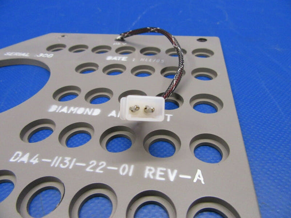 Diamond DA40-180 EL Circuit Breaker Fascia P/N DA4-1131-22-01 (0319-173)
