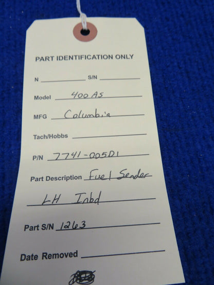 Columbia 400AS Fuel Sender LH Inboard P/N 7741-00501 (0422-394)