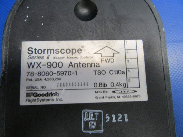 BF Goodrich Stormscope Series II WX-900 Antenna P/N 78-8060-5970-1 (0419-353)