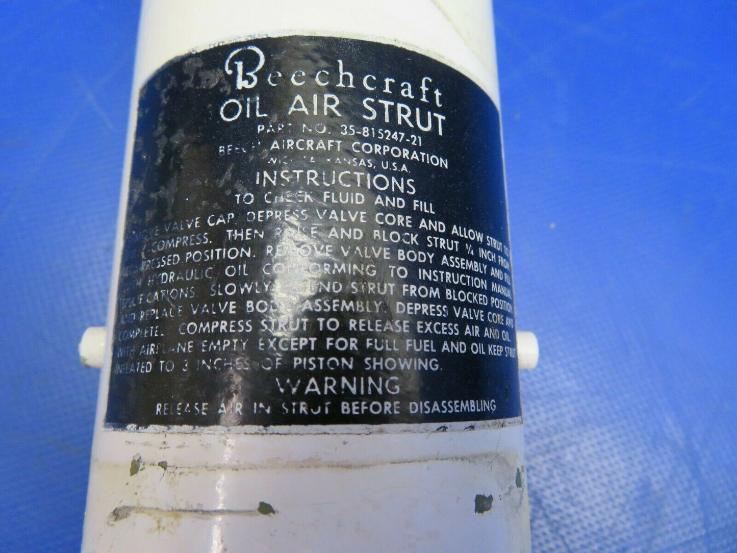 Beech Main Landing Gear Cylinder LH 35-815247-21 (0520-506)