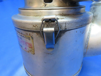 Cessna 401 / 401A LH Air Induction Canister Assy w/ Cap PN 0850344-57 (0124-119)