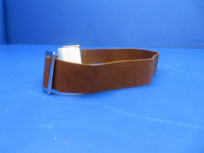 Vintage Piper Rusco Seatbelt Brown P/N 451-340 NOS Buckle only (0922-984)