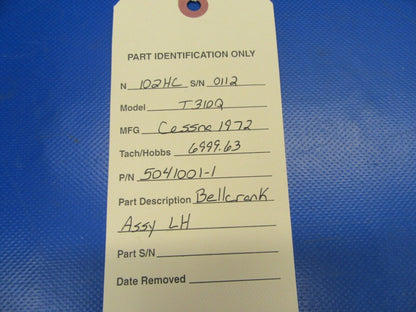 Cessna 310 / T310Q Bellcrank Assy LH P/N 5041001-1 5041001-11 (0519-508)
