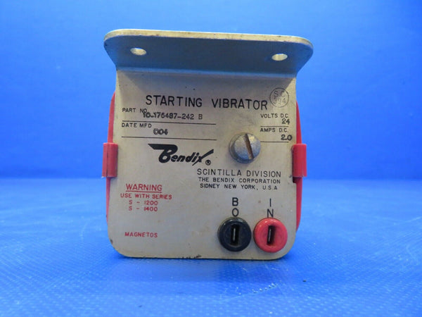 Bendix Starting Vibrator 24v P/N 10-176487-242B TESTED (0124-291)