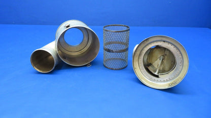 Cessna 401 RH Air Induction Canister Weld Assy w/ Cap P/N 0850320-24 (0523-223)