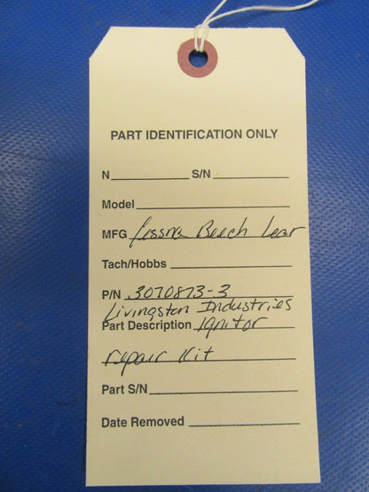 Livingston Industries Igniter Repair Kit P/N 3070873-3 NOS (1218-129)