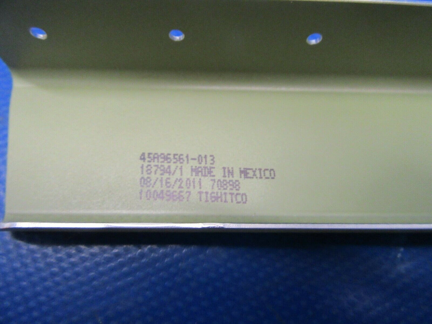 Beech 400 Stiffener P/N 45A96561-013 NOS (0419-411)