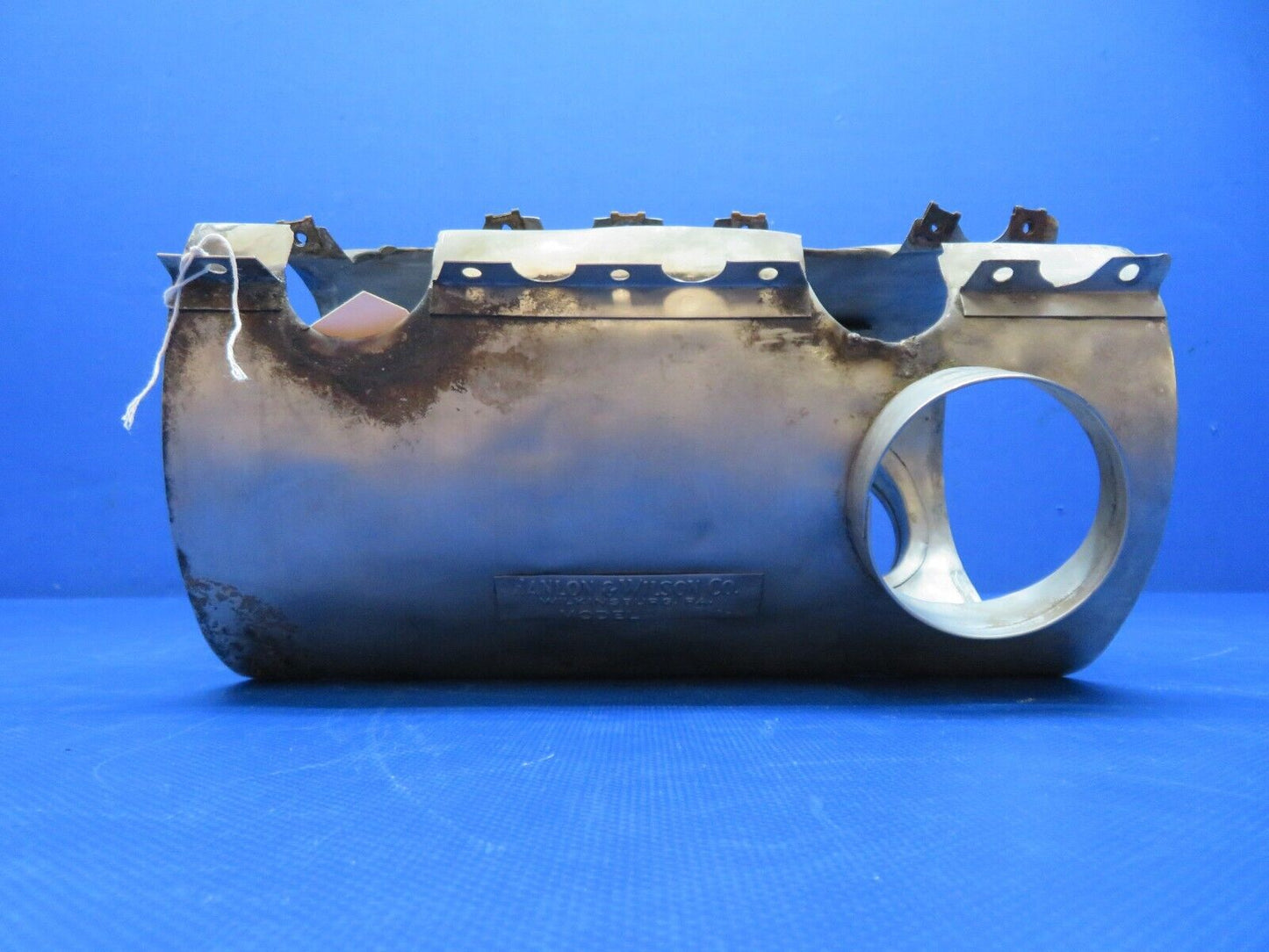 Cessna 175 Hanlon & Wilson LH Muffler Exhaust Shroud P/N 0550176-1 (0324-113)