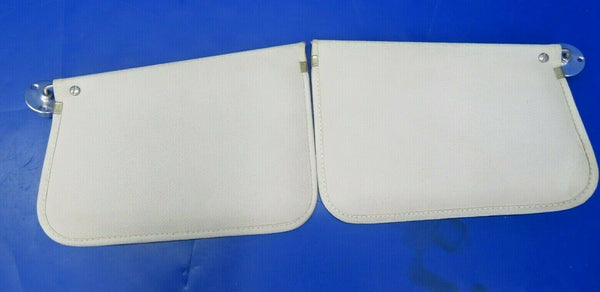 Beech Baron 58P Sun Visors Gray 1 Pair 106-530032-1, 106-530032-3 (0320-455)