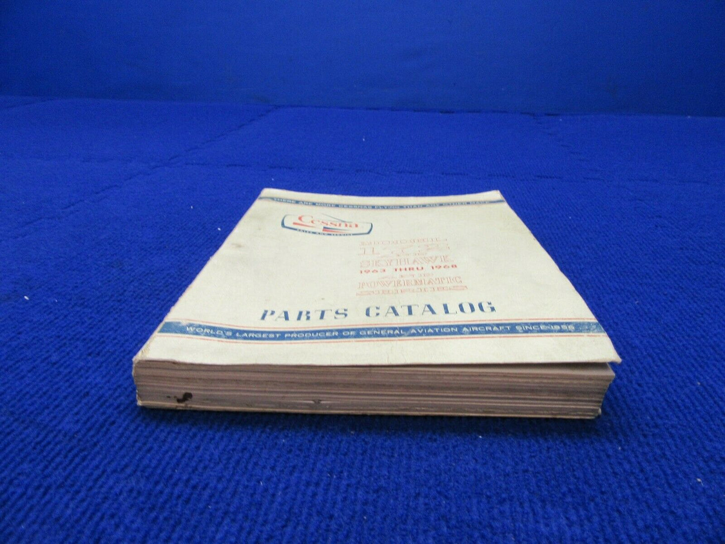 Cessna 172 & Skyhawk & Powermatic Series 1963-1968 Parts Catalog  (1221-325)