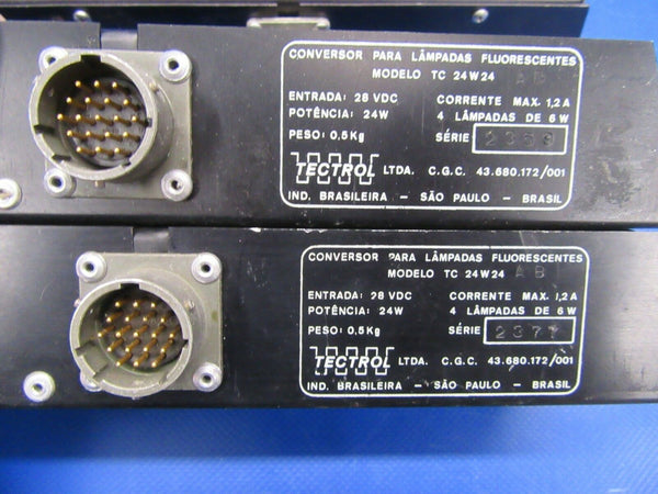 Avtech Corp Fluorescent Lamp Converter 28V P/N 6501-1 LOT OF 8 Cores (0918-319)
