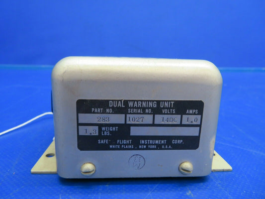 Mooney 800185 Safe Flight Dual Warning Unit 14 V P/N 283 (0720-858)