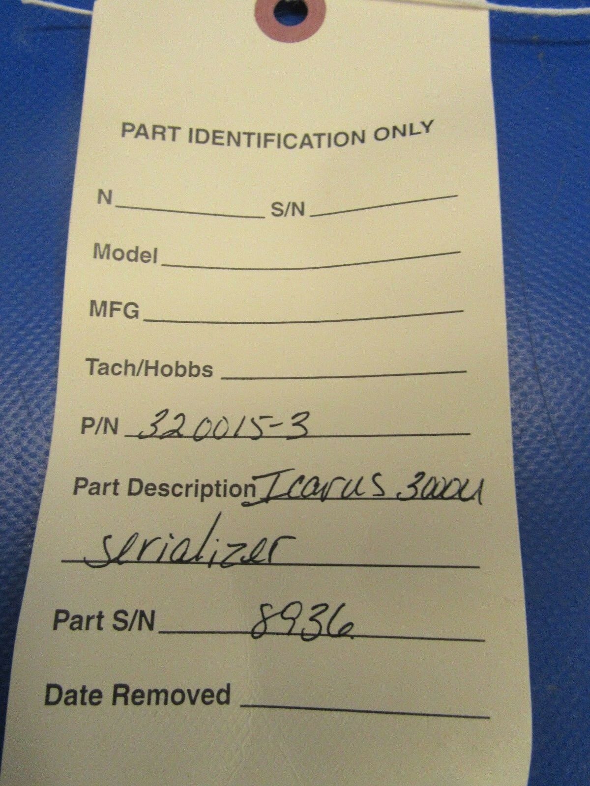 Icarus 3000U Serializer P/N 320015-3 (0518-373)