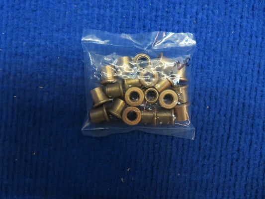 1/4" ID x 3/8" OD Bearing - Bronze Flanged P/N FF310-5 LOT OF 20 NOS (0922-507)