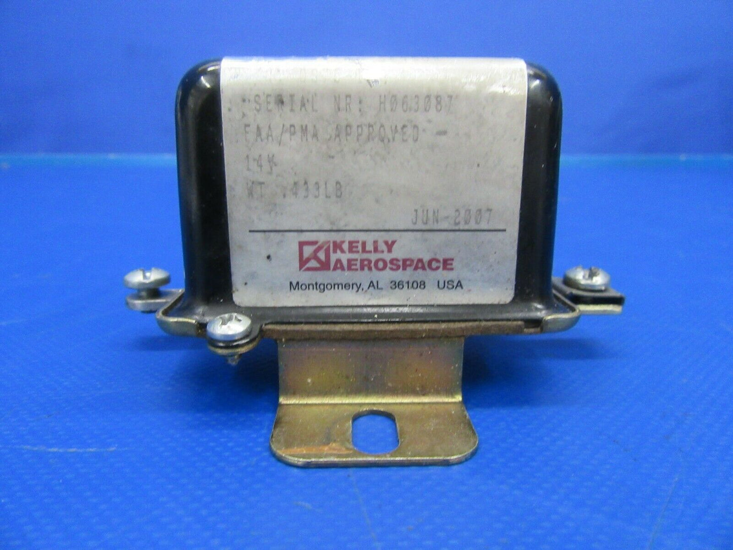 Kelly Aerospace Electrodelta Over Voltage Sensor 14V 196521-88 (0819-356)