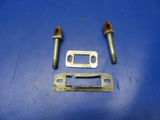 Piper PA-28-235 Eyebolts Cabin Door Hinge Striker Plates P/N 402-057 (0521-390)