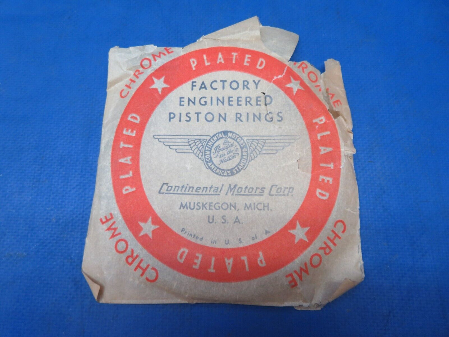Continental Piston Ring P/N 36044, SSBY 638019 LOT OF 3 NOS (1023-559)
