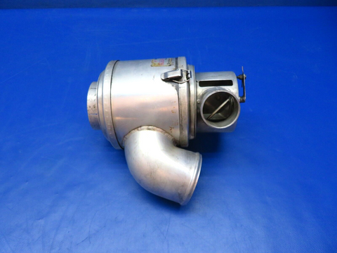 Cessna 401 / 401A LH Air Induction Canister Assy w/ Cap PN 0850344-57 (0124-119)