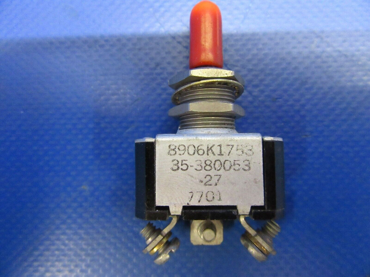 Beech Baron 58P 3-Position Toggle Switch Red P/N 35-380053-27 (0320-262)