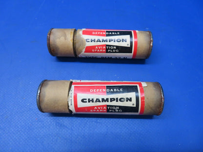 Champion Spark Plug REM 37 N LOT OF 2 NOS (1122-155)