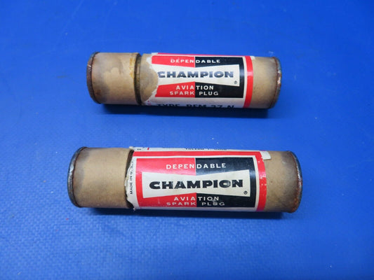 Champion Spark Plug REM 37 N LOT OF 2 NOS (1122-155)