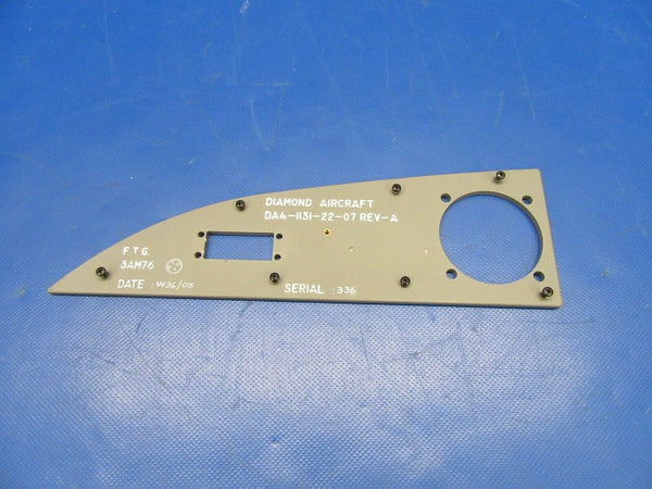 Diamond DA40-180 Dash Facia Panel P/N DA4-1131-22-07 (0319-170)