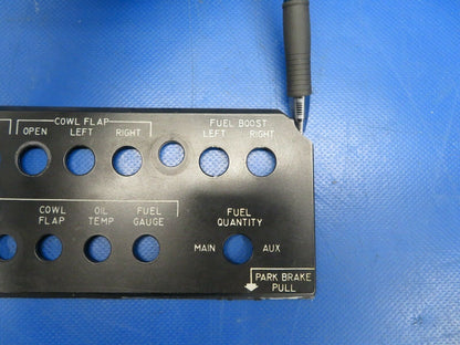 Beech Baron 95-A55 Instrument Sub Panel LH 96-324034 (0120-359)