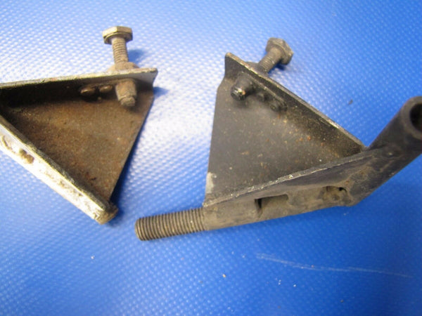 Piper Cherokee Hinge Halves - Nose Gear P/N 38076-04 & -05 ONE PAIR (0417-163)