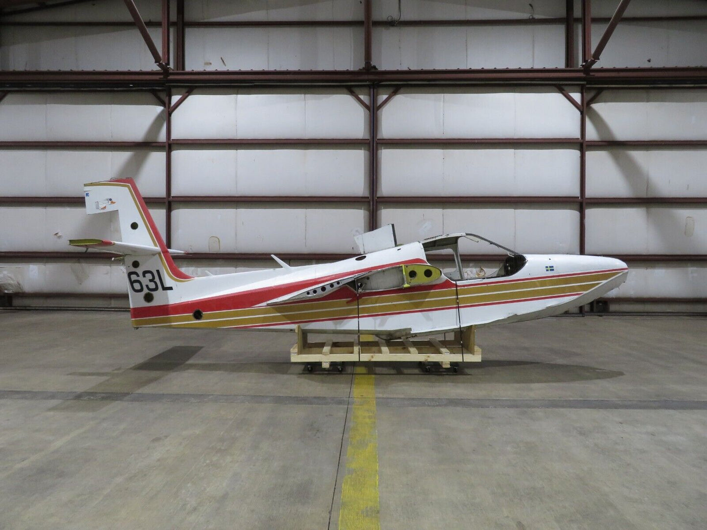 Damaged 1979 Lake LA-4-200 S/N 963 Fuselage For Parts (0822-107)