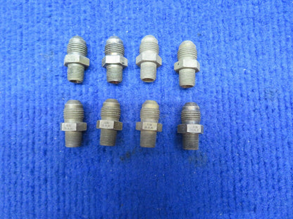 Steel Nipple Straight Pipe to Flared Tube P/N AN816-5 LOT OF 8 NOS (0722-472)